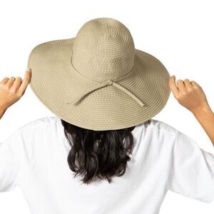 San Diego Hat Company Ribbon Braid Hat‎ with Ticking Khaki